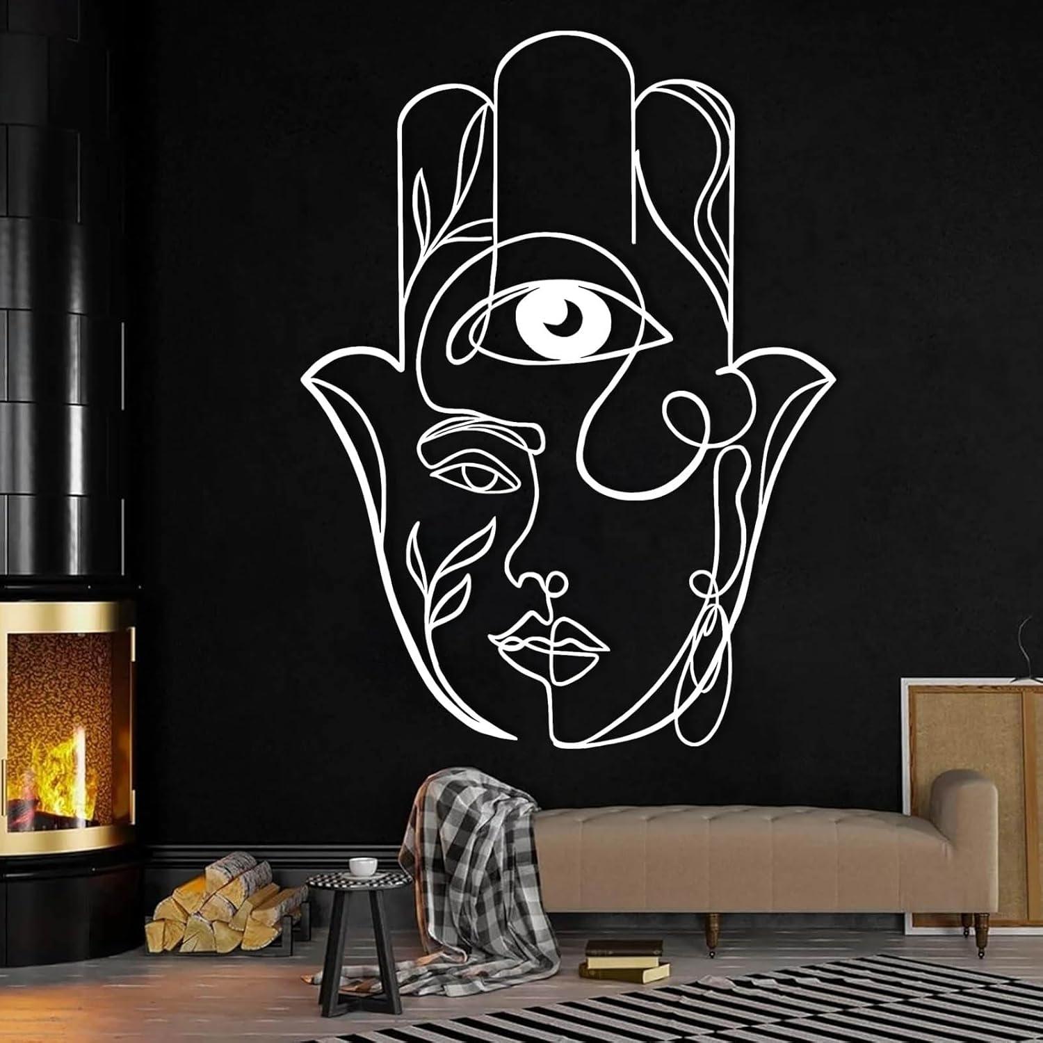Why We Love the Hamsa Metal Wall Art for Our Spiritual Space