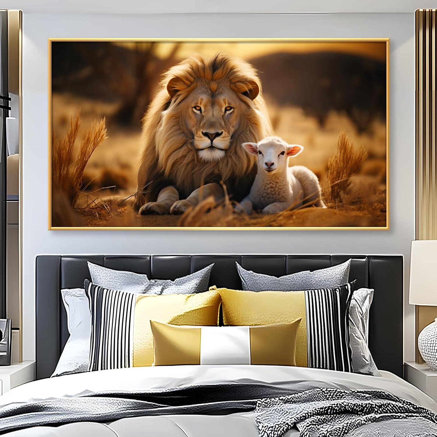 Our Review of the Lion and Lamb Canvas: Inspiring Christian Art