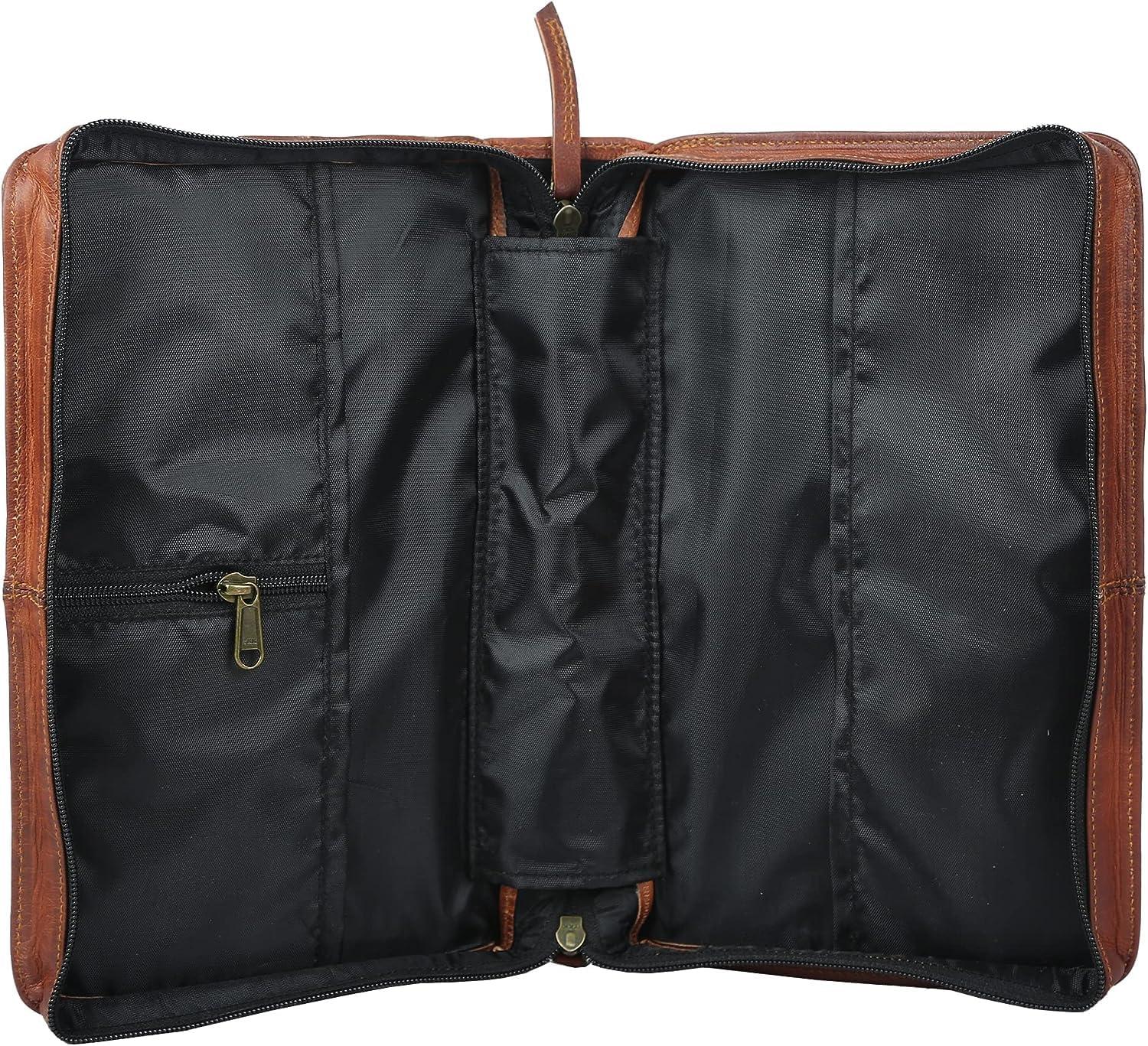 Our Review of the Large Leather Bible Cover with Handle & Pocket