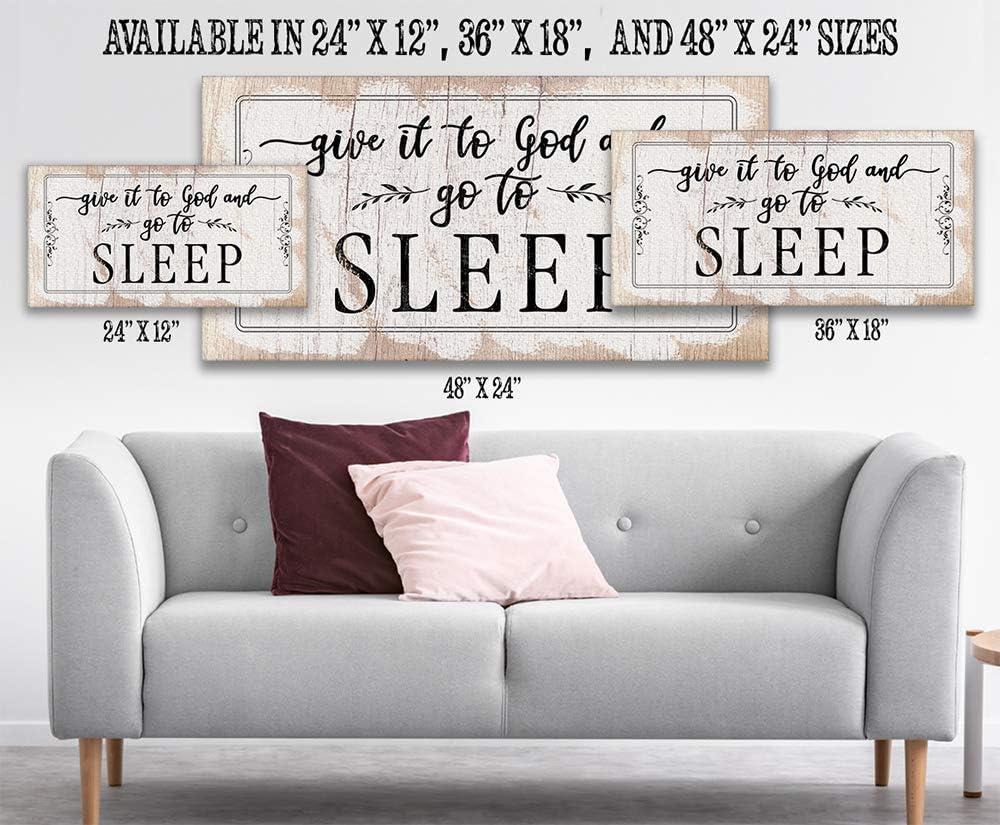 Our Review of “Give It To God and Go To Sleep” Canvas Art Gift