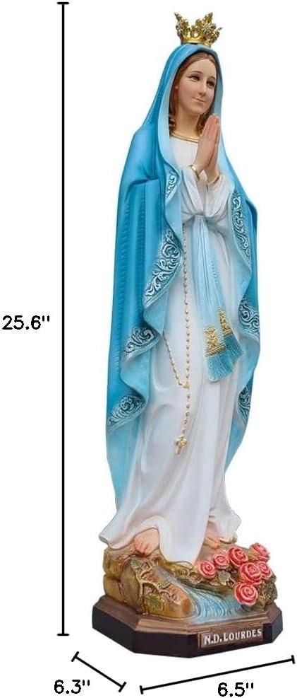 Our Thoughts on the Hand-Painted Our Lady of Lourdes Statue