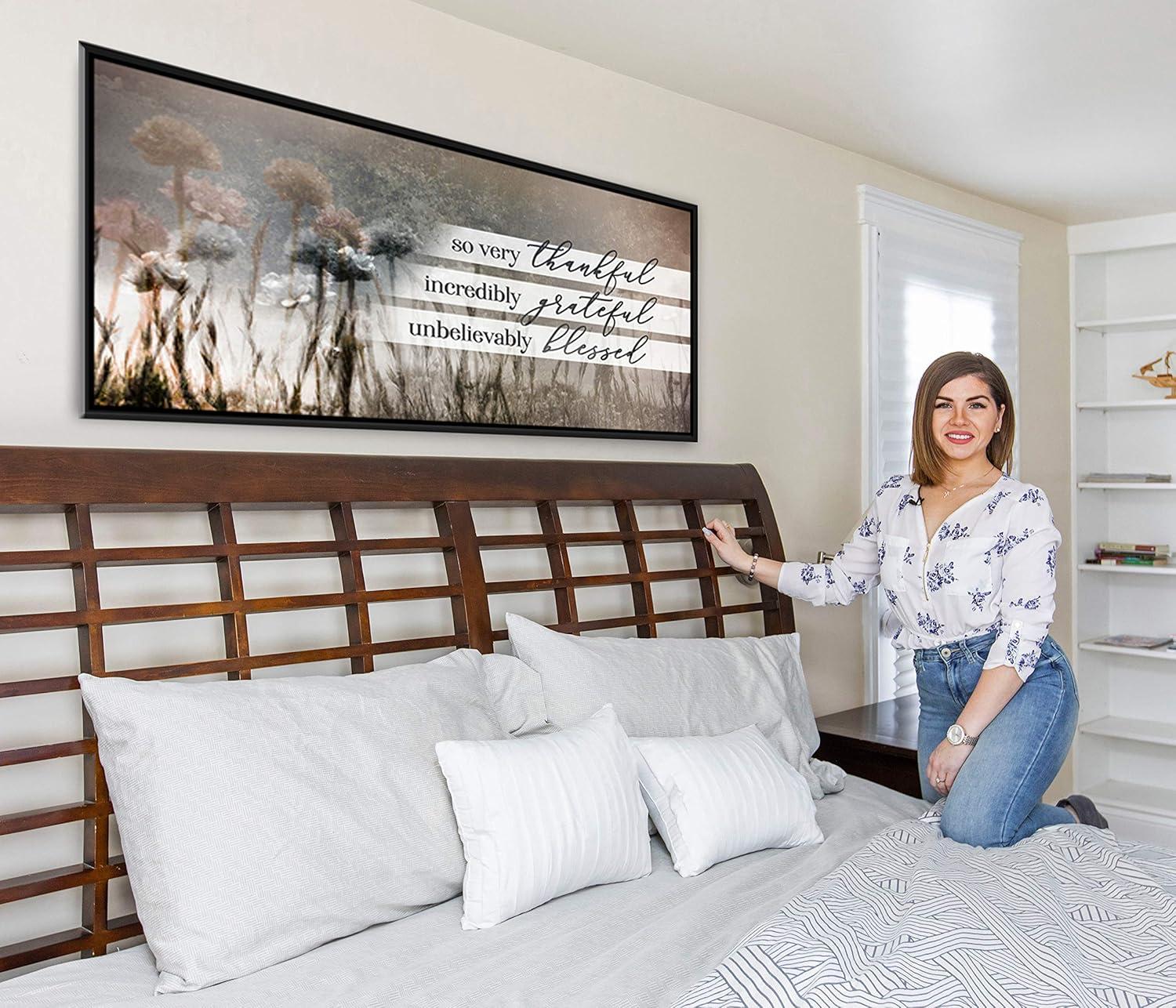 Why We Love the So Very Thankful Dandelions Rustic Wall Art