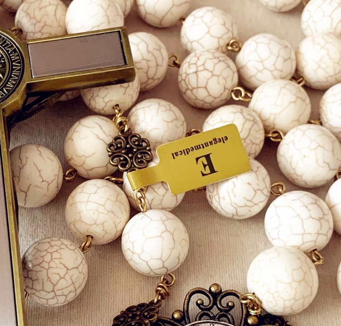 Our Honest Review of the elegantmedical Handmade Large Howlite Rosary