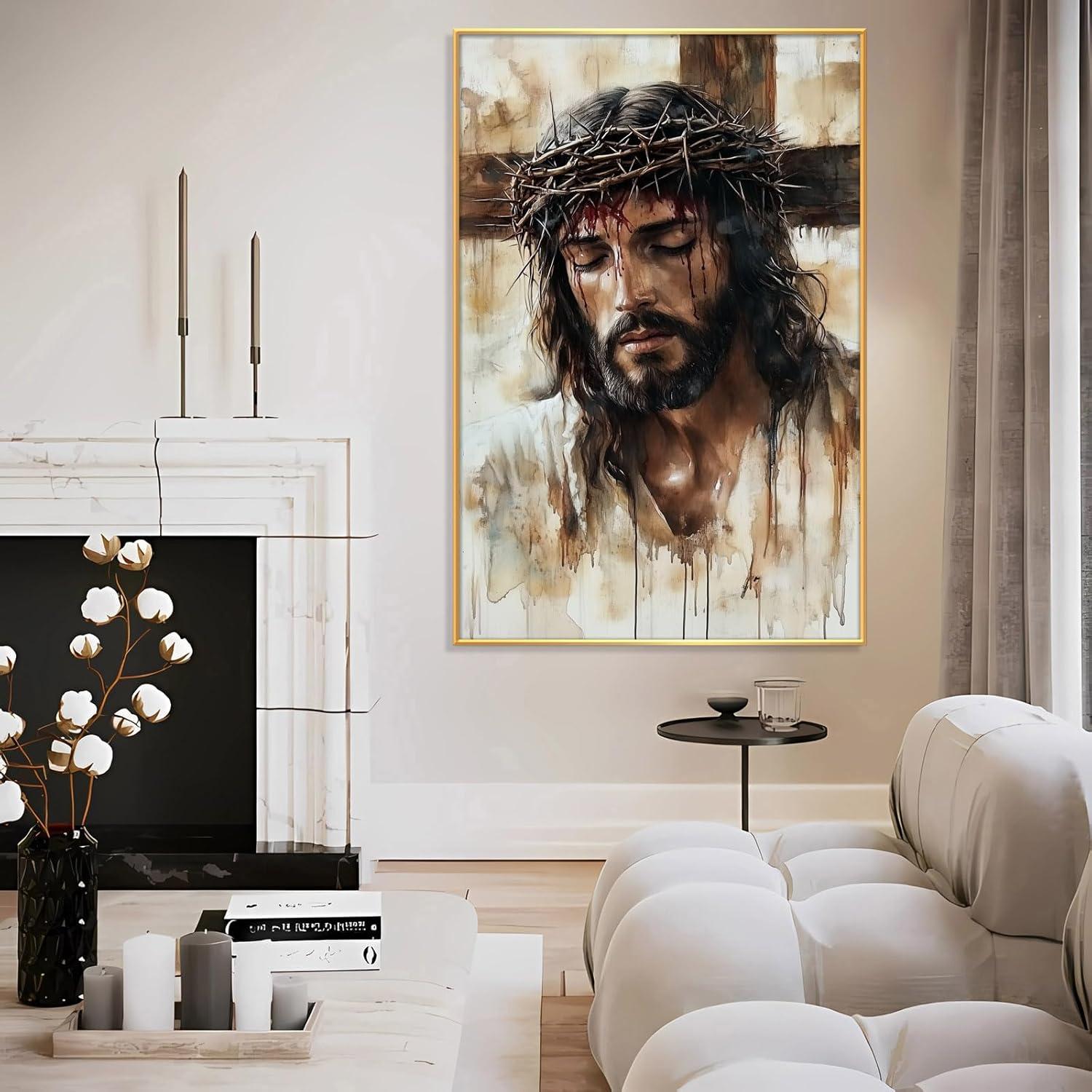 Our Honest Review of LARNT Jesus Wall Art: Elegant & Meaningful Decor
