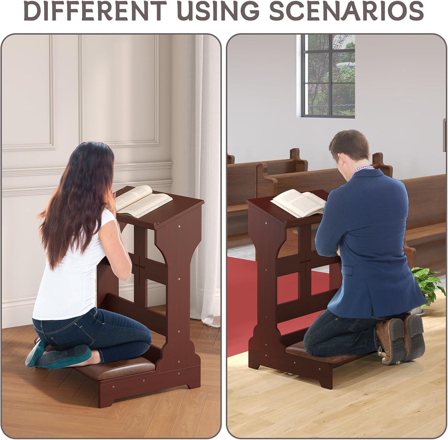 Our Honest Review: ikare Wooden Prayer Bench Stool for Comfort