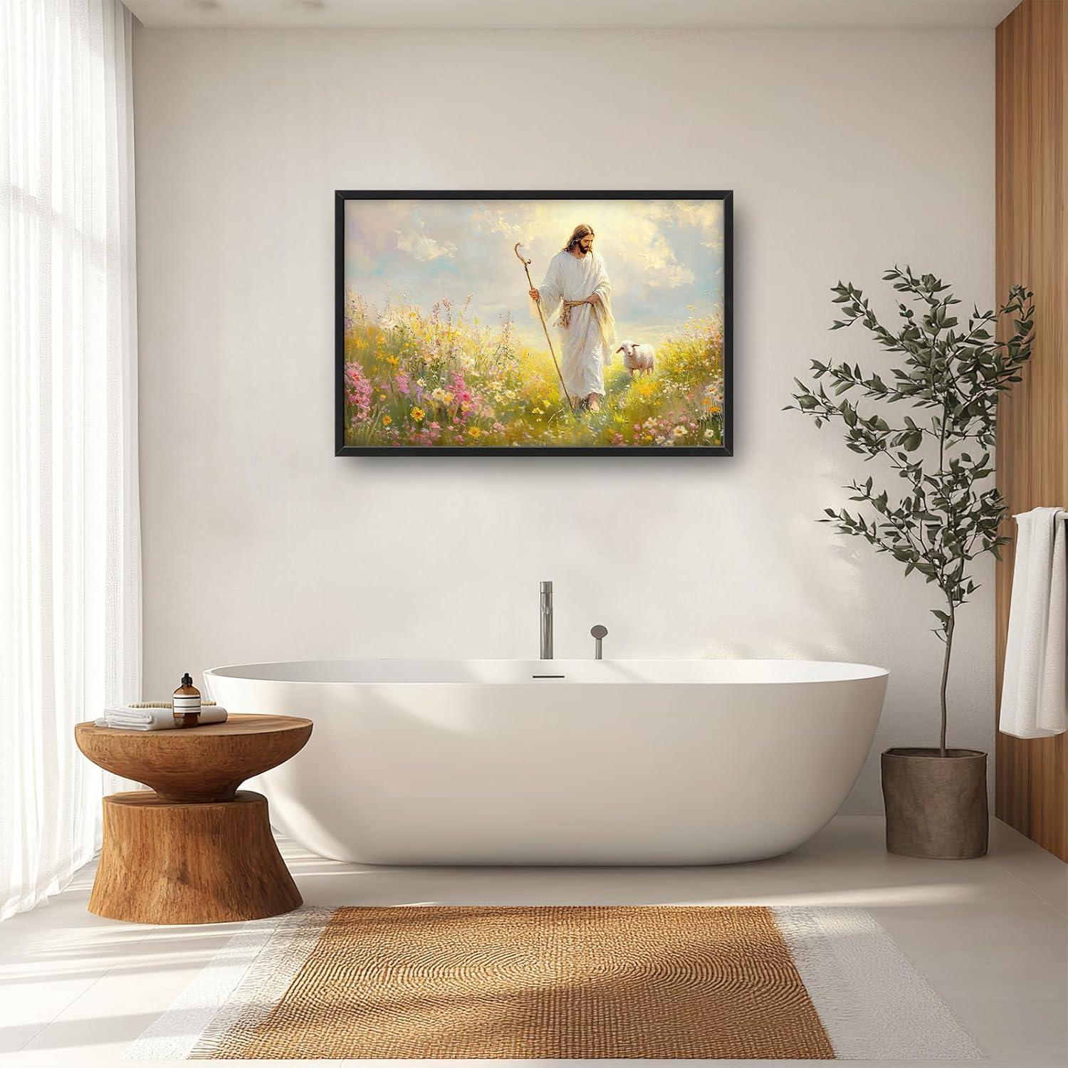 Our Review of the Jesus and Lamb Wall Art: Vibrant & Meaningful Decor