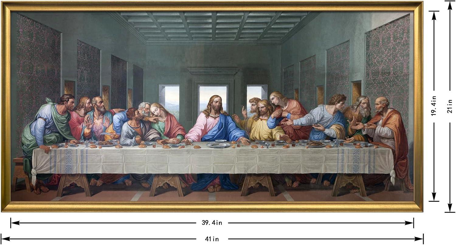 Our Review of Wieco Art’s Last Supper Canvas with Bronze Gold Frame