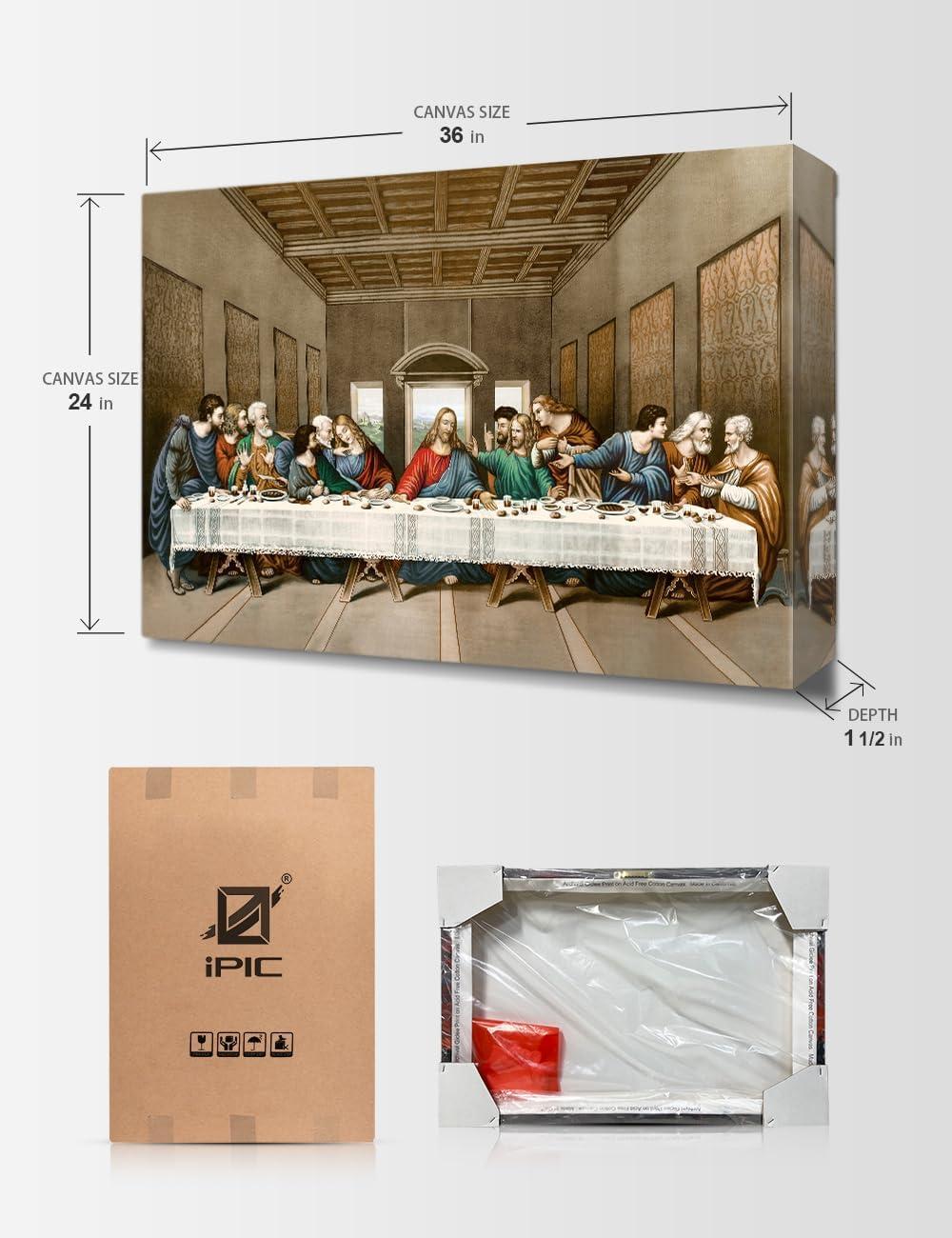 Our Review of IPIC’s Last Supper Canvas: Quality & Vibrant Colors