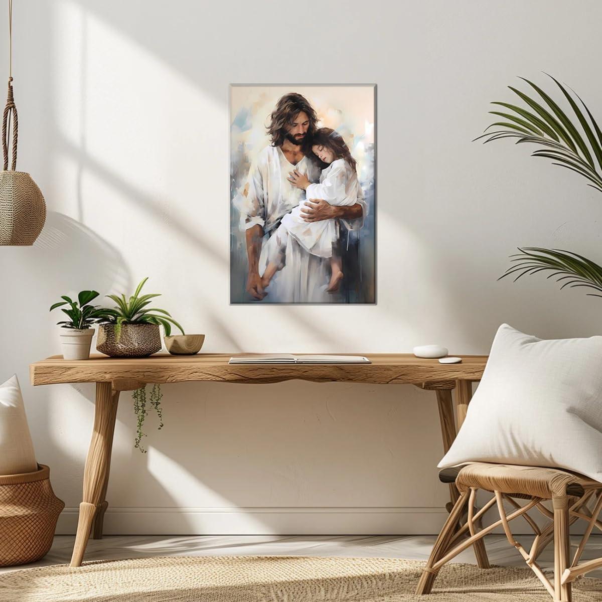 How We Loved the Jesus and Girl Christian Canvas Wall Art