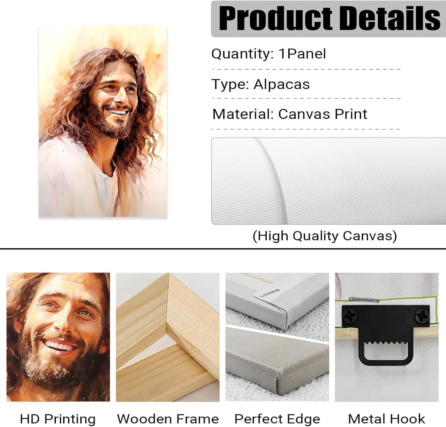 Our Honest Review: CCWACPP Laughing Jesus Wall Art 24×36″