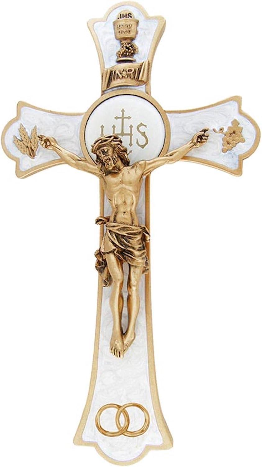 Our Review: CB Catholic White Gold Wedding Wall Crucifix