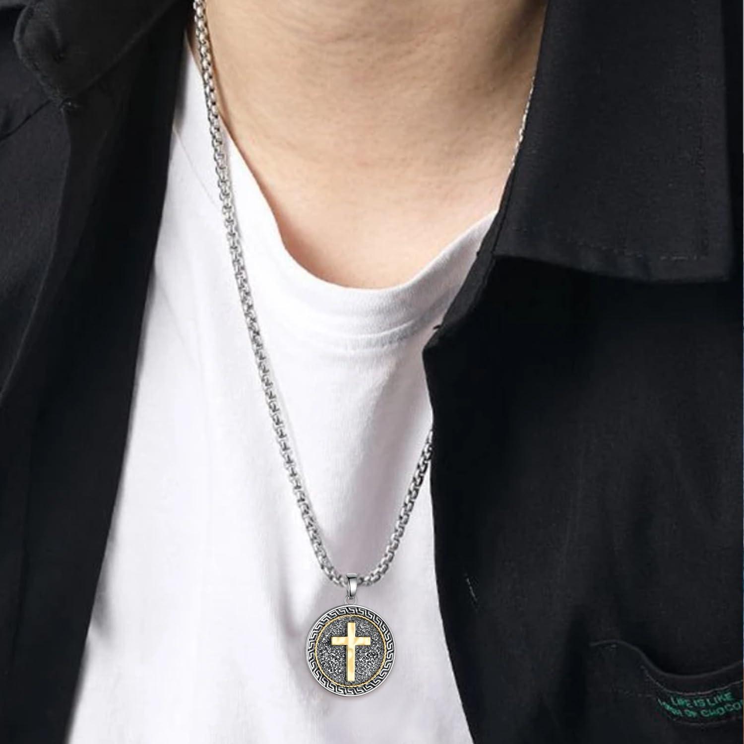 Our Review of the 925 Sterling Silver Gold Cross Necklace for Men
