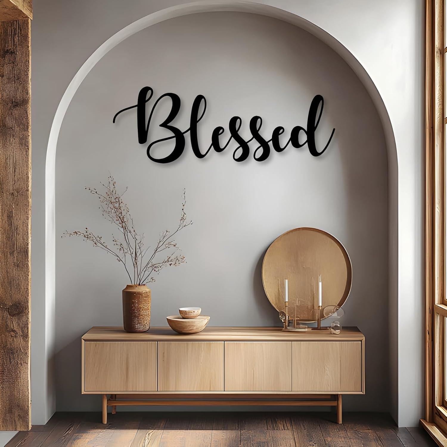 Why We Love the Kuestboy Blessed Metal Wall Art Decor