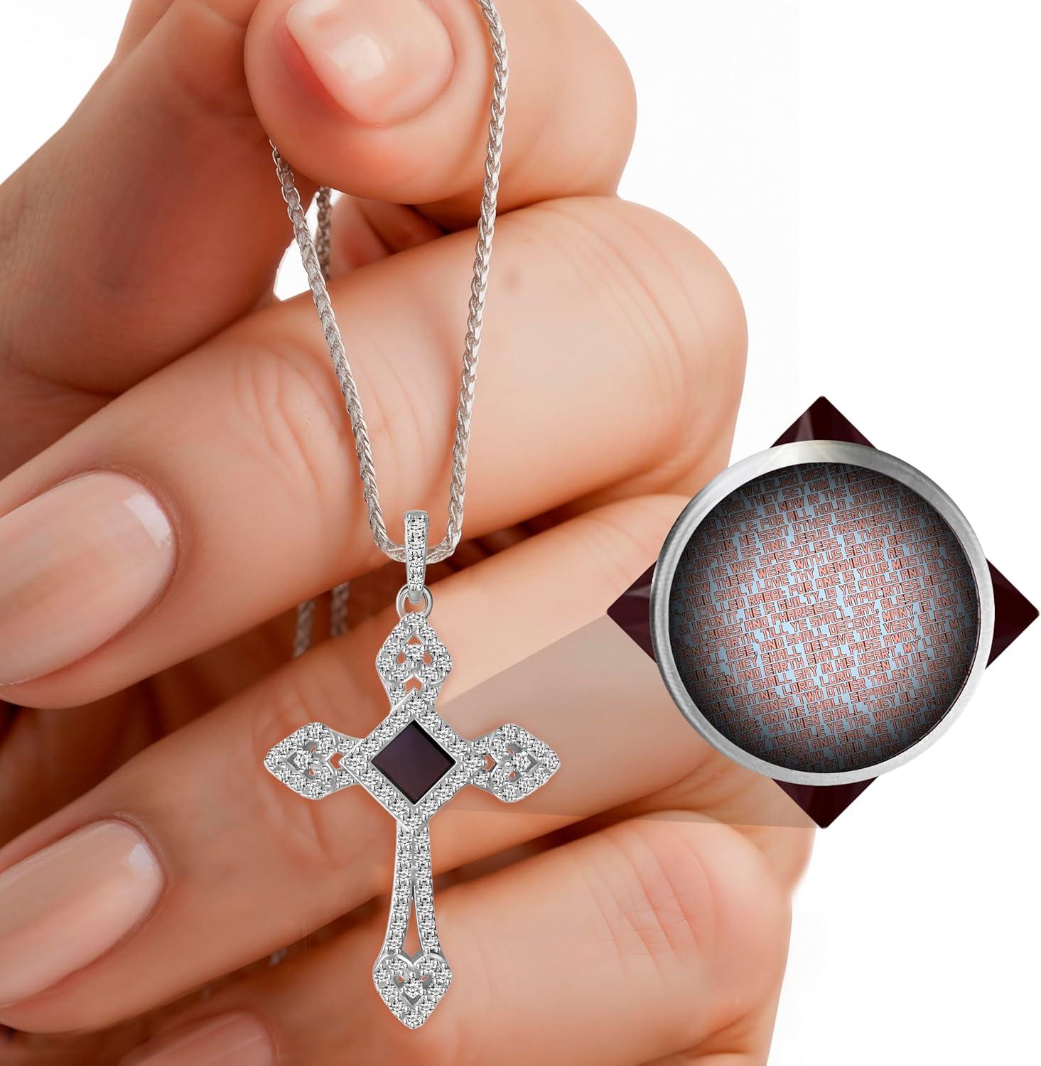 Exploring the Cross Necklace Nano Bible: Our Faith Meets Technology
