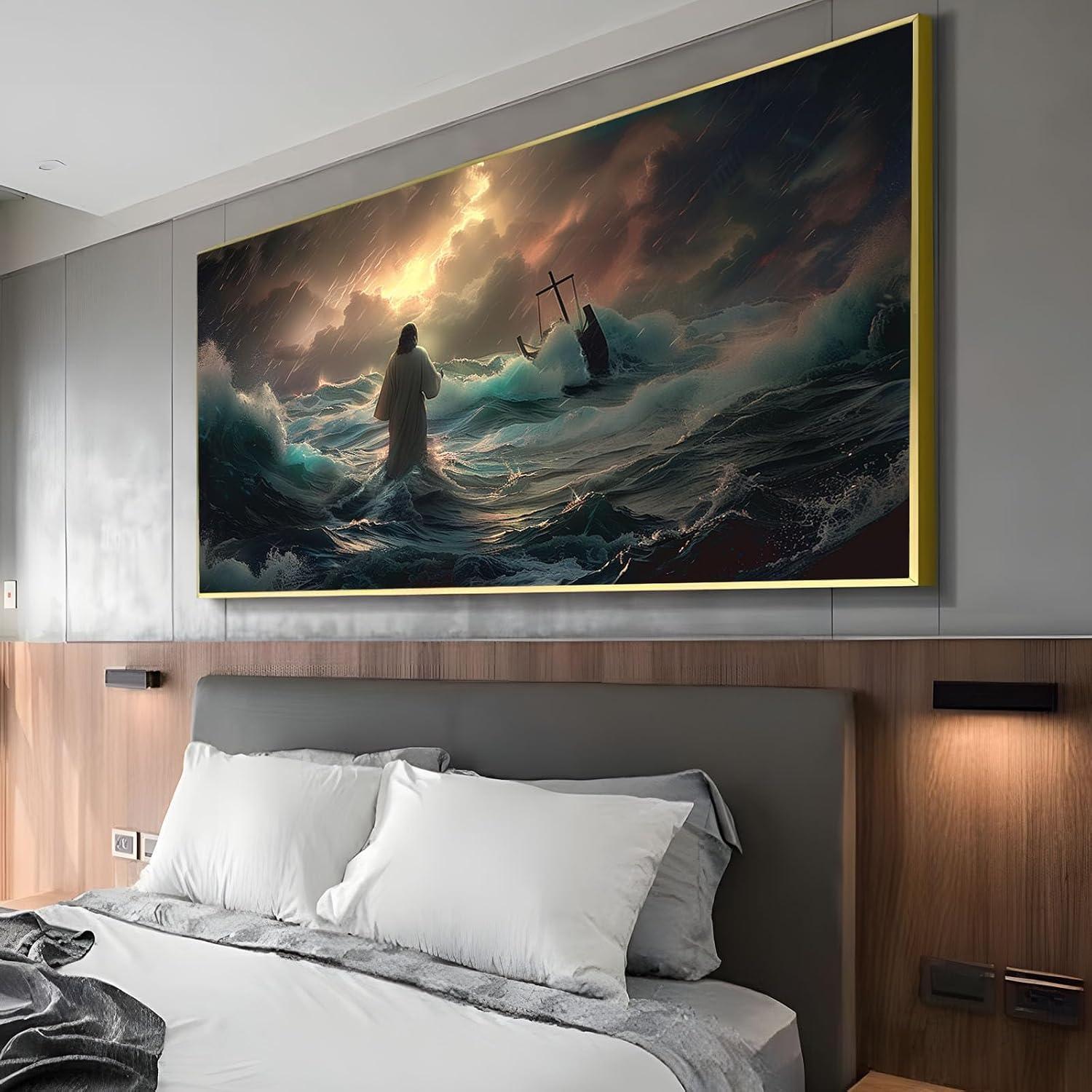 Our Review: Jesus Walking on Water Canvas Wall Art for Any Room