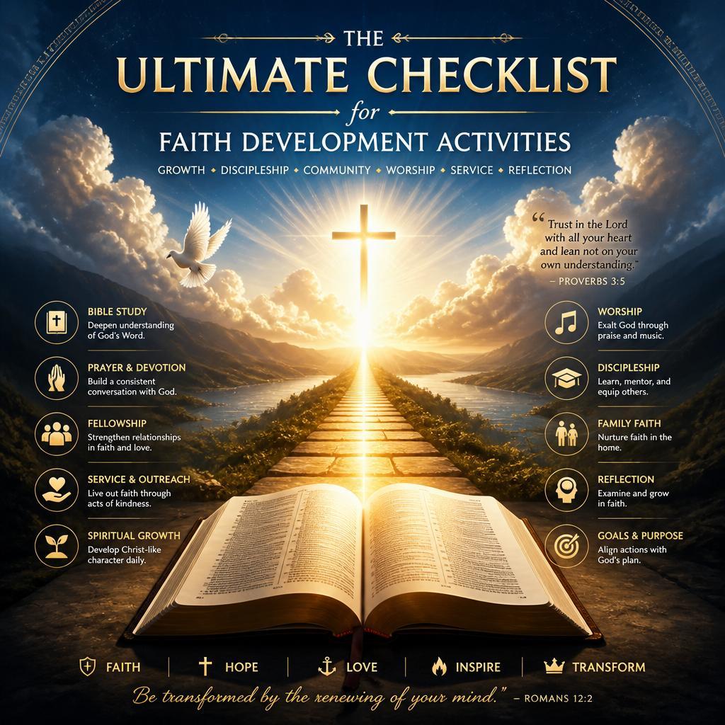 The Ultimate Checklist for Faith Development Activities