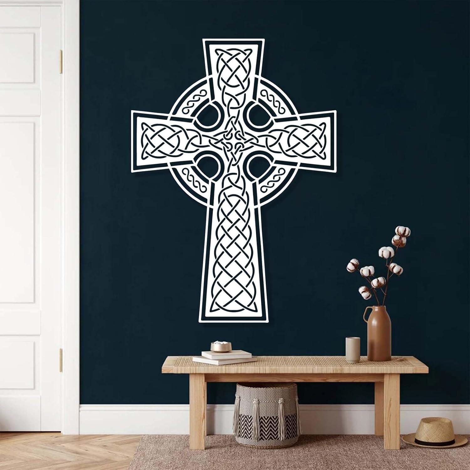 Our Review: Kewhush Celtic Cross Metal Wall Art for Home Decor