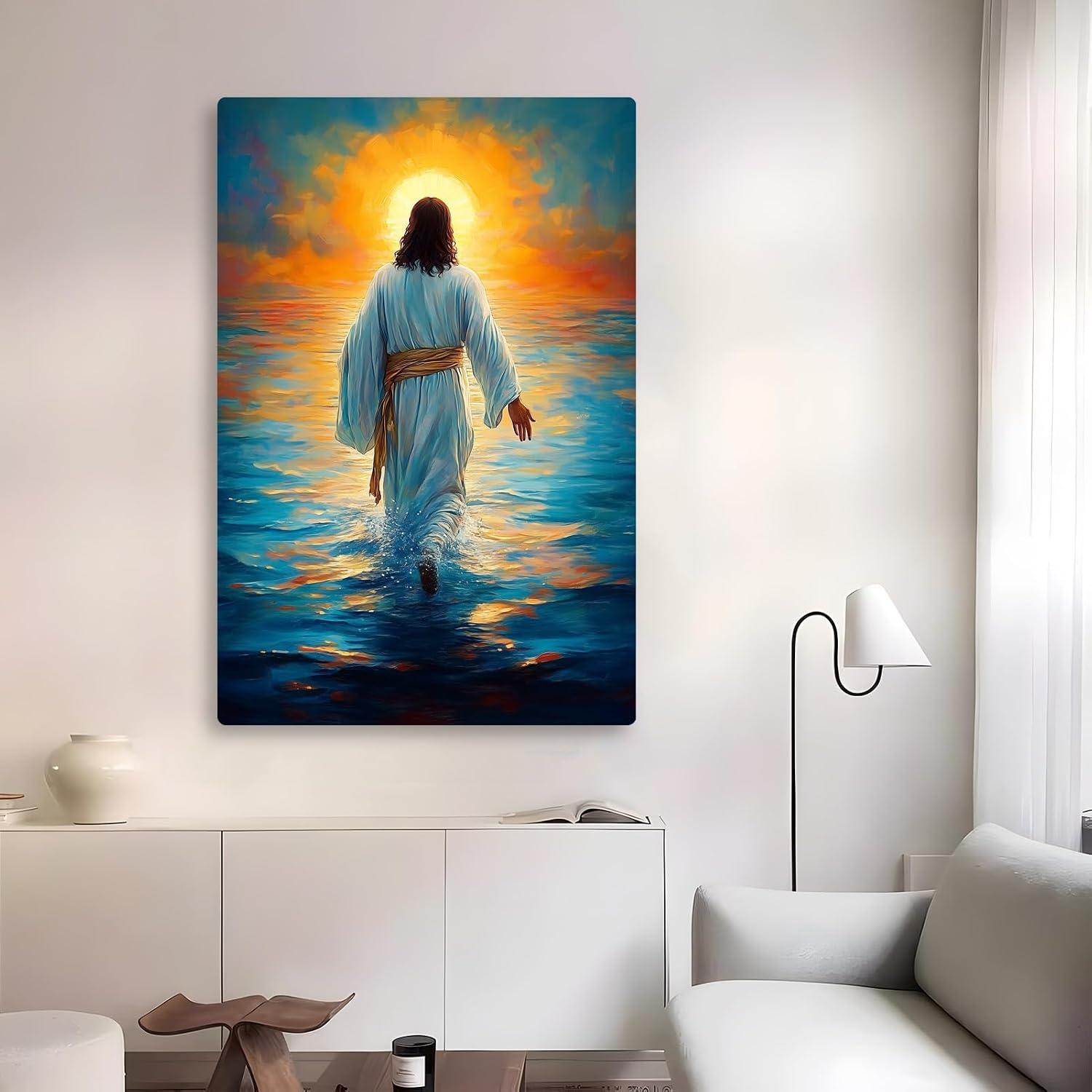 Why We Love This Jesus Walking on Water Canvas Wall Art